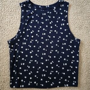 Hollister high neck floral tank